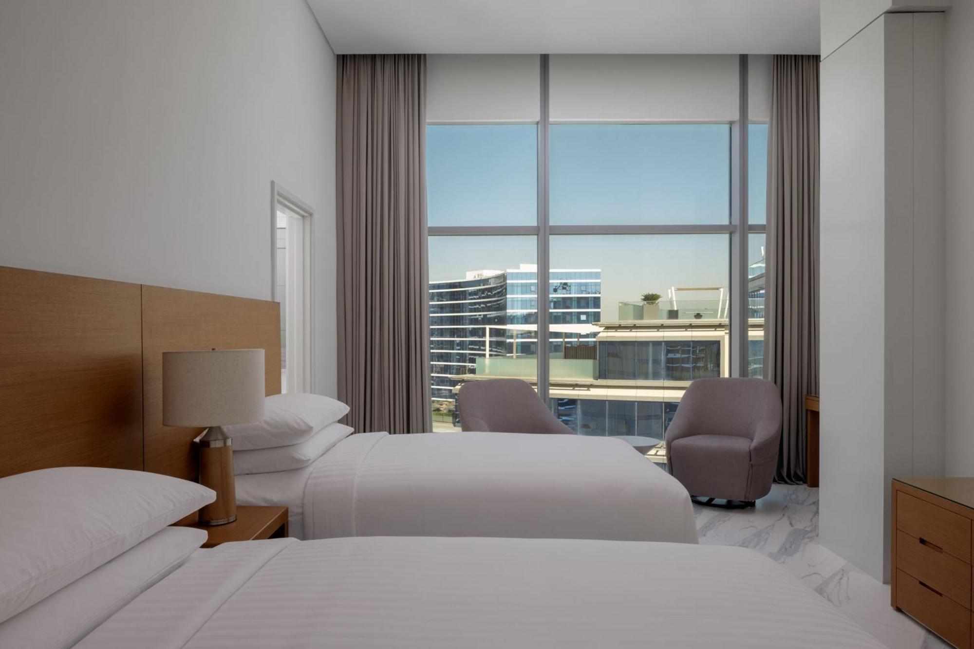 ホテル Marriott Marquis ドバイ エクステリア 写真